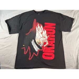 Dandadan Okarun Anime Graphic T Shirt Black Adult Large Cotton Manga Tee
